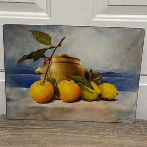 Pimpernel Premier Collection “Riviera”‎ Set/4 Fruit Placemats England